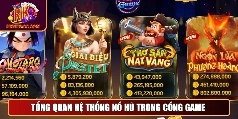 Tổng quan hệ thống nổ hũ trong cổng game